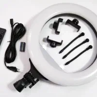 رینگ لایت 18 اینچ حرفه‌ای کنترل دار|دوربین عکاسی و فیلم‌برداری|شیراز, شیشه‌گری|دیوار