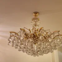 ۲ عدد لوستر ۱۲ شاخه ۱۶ شعله لوکس|لوستر و چراغ آویز|اصفهان, خانه اصفهان|دیوار