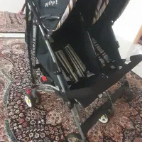 کالسکه  دوقلو  تاشو.بدنه آلومینیومی