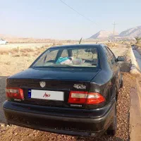 سمند بنزینی با مقداری خط و خش|خودرو سواری و وانت|فسا, |دیوار