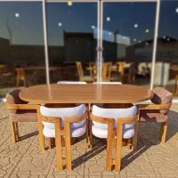 میز ناهار خوری صندلی مدل H اچ نهارخوری لاکچری UT5