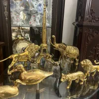تزیینی دکوری‌مجسمه شیر ببربرج ایفل برنزبرنجی خارجی|مجسمه، تندیس، ماکت|تهران, یاخجی آباد|دیوار