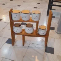 استندهای چوبی مدل پازلی اک|آبچکان و نظمدهنده ظروف|قم, شهرک فاطمیه|دیوار