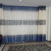 پرده حریر به همراه دو عدد پنل