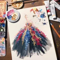 آموزش طراحی لباس