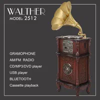 گرامافون ایستاده والتر|کلکسیون اشیاء عتیقه|بیرجند, |دیوار