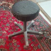 صندلی گرد چرخدار