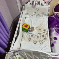 تخت کودک کنار مادر|تخت و صندلی بچه|گرگان, |دیوار