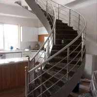 اجرای نرده استیل. نرده شیشه ای .نرده آلمینیوم و ..