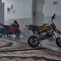 موتور  سیکلت مینی کراس بنزینی  و رپسول شارژی