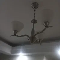 لوستر سیلور مات سه شاخه