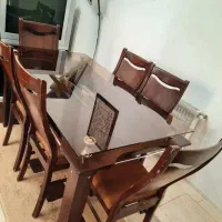 دوتا ناهارخوری ۶و۴|میز و صندلی غذاخوری|کلاردشت, |دیوار