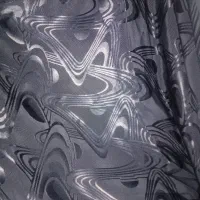 پارچه چادری طرح دار مشکی نو سالم