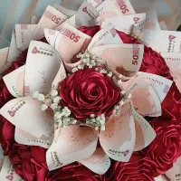 دسته گل پول و گل|گل مصنوعی|لاهیجان, شهرک جانبازان|دیوار