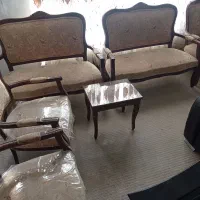 فروش مبلمان ۸ نفره با چوب اعلا و کم کارکرد|مبلمان خانگی و میز عسلی|شیراز, اصلاح‌نژاد|دیوار