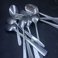 قاشق چنگال غذا خوری کارکرده  تمیز|ظروف سرو و پذیرایی|گلستان (تهران), |دیوار