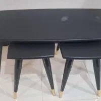 جلومبلی سه تکه رنگ مشکی مات