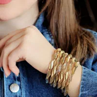 (بدلیجات آمیتیس)النگو فیژون طلا روس