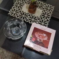 ظرف پذیرایی شیرینی خوری کریستال