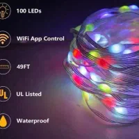 ریسه کنترلی RGB(ترند اینستاگرام)|ریسه و چراغ تزئینی|تهران, هروی|دیوار