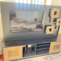 میز تلوزیون تمام چوب