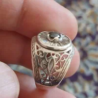 انگشتر الماس سیاه و سفید|جواهرات|خمینی‌شهر, |دیوار