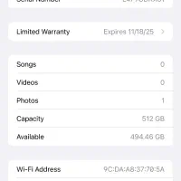 آیفون ۱۶ پرومکس ۵۱۲ ZA|موبایل|تهران, الهیه|دیوار