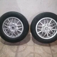 2حلقه رینگ و لاستیک اسپرت خرچنگی سایز14 برند اروند