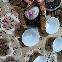 سرویس چایخوری و آجیل خوری بزرگ سرمه ای|ظروف سرو و پذیرایی|اصفهان, کوی امیریه|دیوار