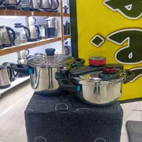 زودپز2قلوUnique5.7 استیل کف چدن کلیپسی باارسال نور|ظروف پخت‌وپز|مشهد, شهید آوینی|دیوار