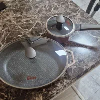 ماهیتابه و شیر جوش