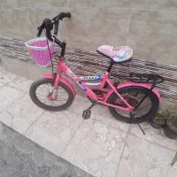 دوچرخه دخترانه صورتی سایز ۱۶|دوچرخه، اسکیت، اسکوتر|لنگرود, |دیوار
