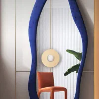 قاب اینه دفرمه|آینه|قائم‌شهر, |دیوار