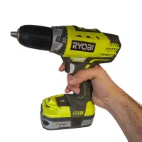 پکیج ۶عددی ابزار دریل شارژی ۱۸ ولت ریوبی کارکرده