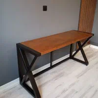 میز ترکیب چوب و فلز بسیار مینیمال و شیک|میز تحریر و کامپیوتر|شیراز, شهرک گلستان|دیوار