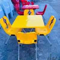 صندلی و میز ناهارخوری پلاستیکی تاشو کمجا Naser