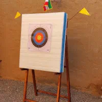 پایه چوبی تیراندازی تیر و کمان