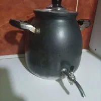 کتری بزرگ شیر دار قدیمی