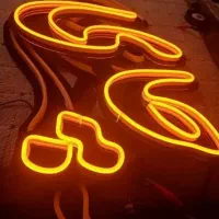 تابلو نئون فست فود سوخاری کباب برگر قهوه فقط ۵۰۰ ت|لامپ و چراغ|رشت, توشیبا|دیوار