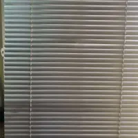۴ عدد پرده کرکره ای فلزی رنگ طلایی بژ