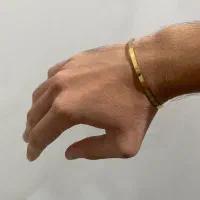 دستبند استیل 316  بنگل فری سایز