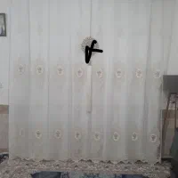 پرده حریر با تاج