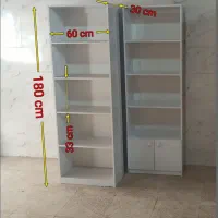 قفسه 90 کتابخانه 80 زونکن 60 ویترین 40|کتابخانه، شلف، قفسههای دیواری|تهران, شهرک ابوذر|دیوار