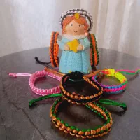 دستبند بافتنی زنانه و مردانه