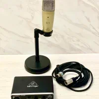 کارت صدا بهرینگر به همراه میکروفن