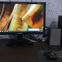 فروش کامپیوتر pcدر حد نو با سرعت بالا با میز