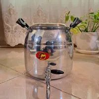 کتری استیل شیردار ۶ لیتری کاملا سالم و نو