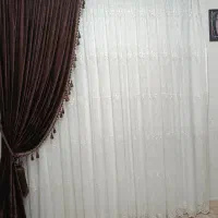 دوعدد پرده|پرده، رانر، رومیزی|رضوانشهر, |دیوار