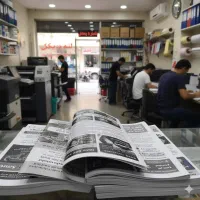 پرینت سیاه و سفید و رنگی