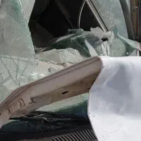 ماشین پراید ۱۳۱ مدل ۹۰ تصادفی